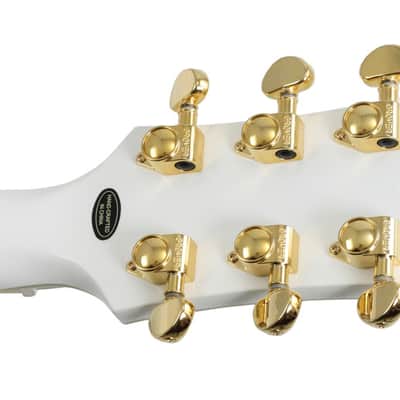 Epiphone Inspired By Gibson Custom Les Paul Custom Alpine White image 5