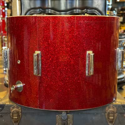 VINTAGE 1960's Rogers "Mercury" Model 14x20 Bass Drum Shell in Red Sparkle image 4