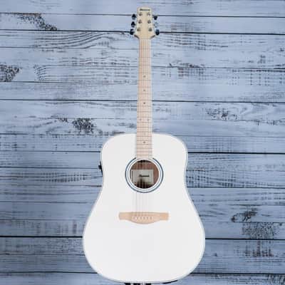 *DEMO* Ibanez AAD77M1E Acoustic Guitar | Open Pore Antique White image 2