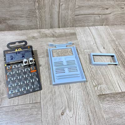 Ultra Minimal Case & LCD Protector for Teenage Engineering Pocket Operators - color GRAY - by KZcraftworks USA image 4