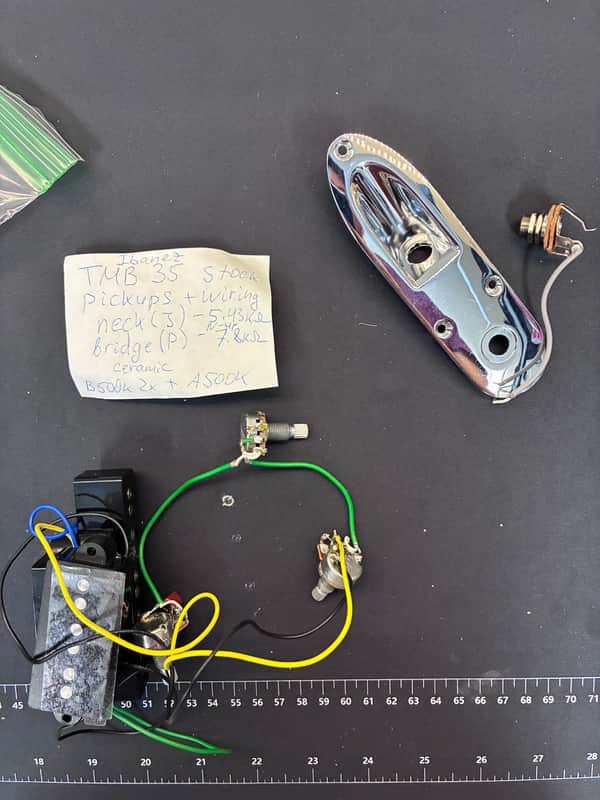 Ibanez TMB-35 pickups and harness 2026 image 1