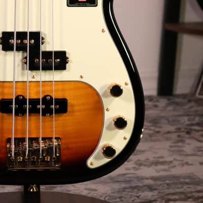 Fender 75th Anniversary American Professional PJ Bass - Rosewood Fingerboard, 2-Color Sunburst image 3