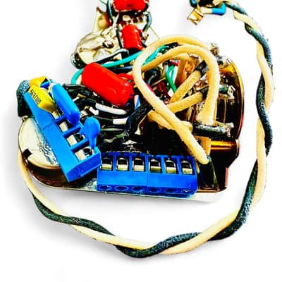 Fender Strat 5-way TRIPLE TONE CAP Interchangeable toggle switch you can swap the tone caps out!  Self-Powered Double Grease Bucket Circuit and much more image 2
