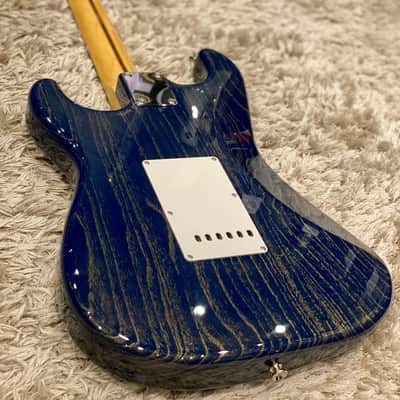 Tokai Japan AST-132 IB/R Goldstar Sound Limited Edition in Indigo Blue Gold Dust with Rosewood FB image 2