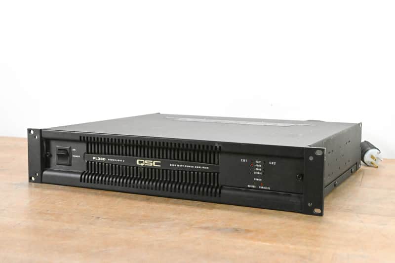 QSC PL380 Powerlight 3 Series 2-Channel Power Amplifier CG012GK image 1