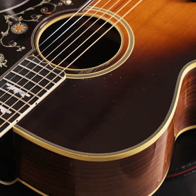 Gibson Pre-War SJ-200 Rosewood Murphy Lab Light Aged Faded Vintage Sunburst image 8