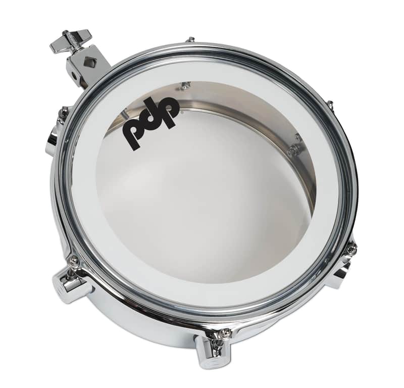 PDP Mini Timbale, Chrome Over Steel, 4x10 image 1