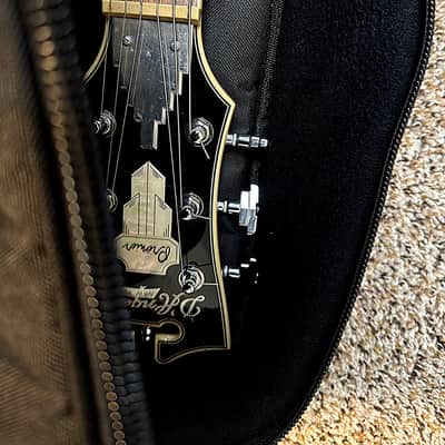 D'Angelico Premier DC Semi-Hollow Double Cutaway with Stop-Bar Tailpiece, Pau Ferro Fretboard 2023 - Present - Black Flake image 6