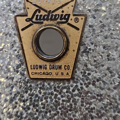 Ludwig Club Date 60's era in Silver Sparkle image 5