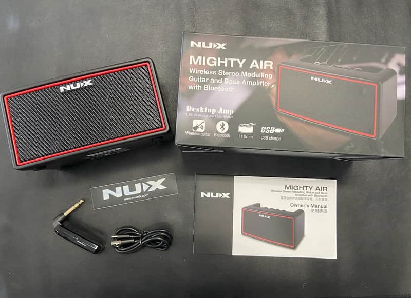NuX Mighty Air Wireless Stereo Modeling Guitar or Bass Amplifier w/ Bluetooth New! image 1