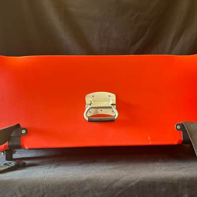 Frankie Banali's Quiet Riot Protechtor - 31x14x11" Rolling Hardware Hard Case, Stenciled 1980s–1990s - Orange image 9