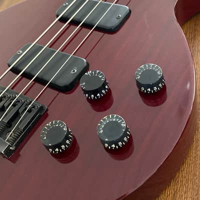 Gibson Les Paul Bass, Cherry, USA 1990, Active, Hard Case image 5