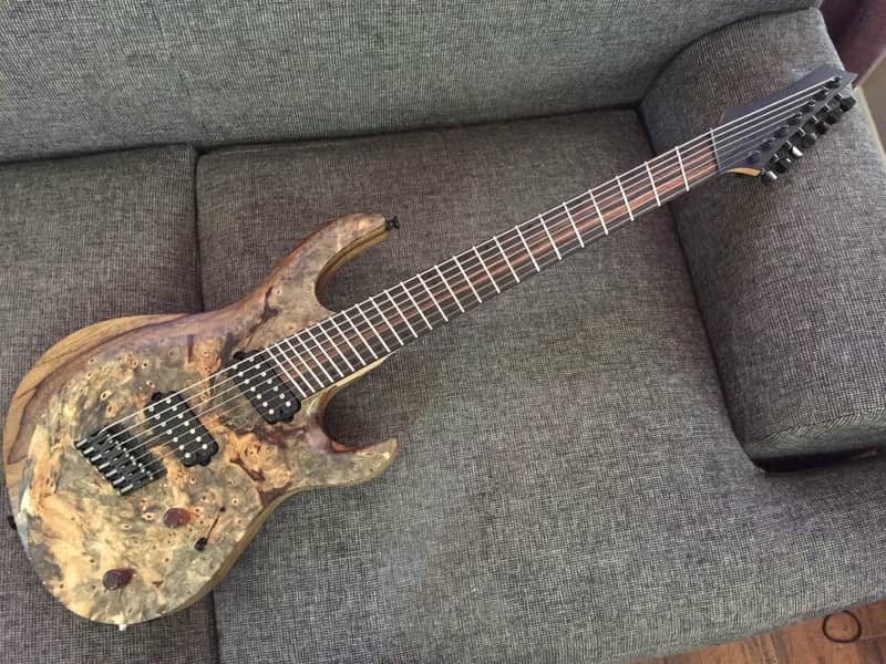 Kiesel Carvin Aries AM7 Multiscale New! 2016 Buckeye Burl image 1