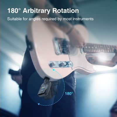 LEKATO 2.4G Wireless Guitar Transmitter Receiver System image 6