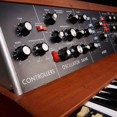 1973 Moog Minimoog Model D w/ Road Case Signed by Herbie Hancock image 2
