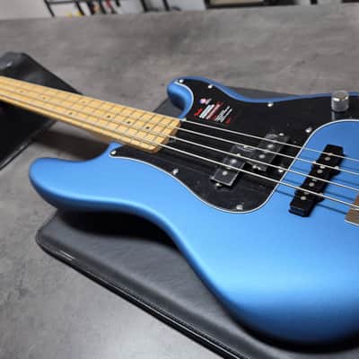 Fender American Precision PJ Bass BRAND NEW Lake Placid Satin Matte Blue Performer Precision Jazz PJ 4-String USA Bass Guitar image 1
