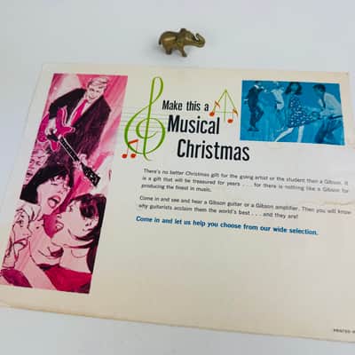 Gibson Christmas Foldout Mailer 1966 image 2