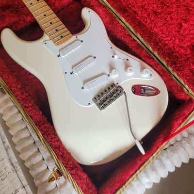 Fender Jimmie vaughan stratocaster 2005 - antique white image 1