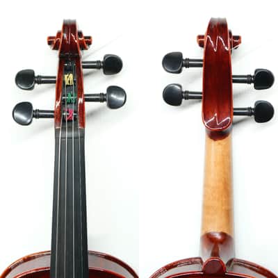 Handmade 1/8 Violin Outfit, Italian Spruce One Piece Back, Sweet Tone,Case & Bow image 2