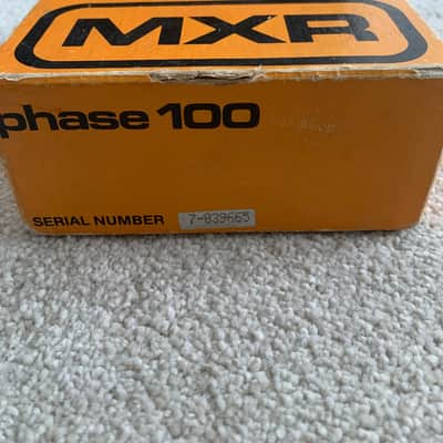 MXR Phase 100 1977 - Orange with original box and stickers image 7