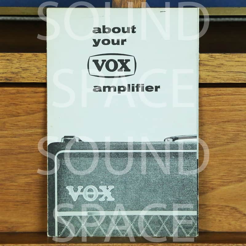 1960s Vox Vintage Amp Manual for AC10, AC15, AC30, AC50, AC100 - Super Rare Paperwork! image 1