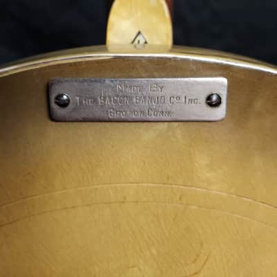 Bacon Senorita 1932 Tenor Banjo- Mother Of Toliet Seat image 6