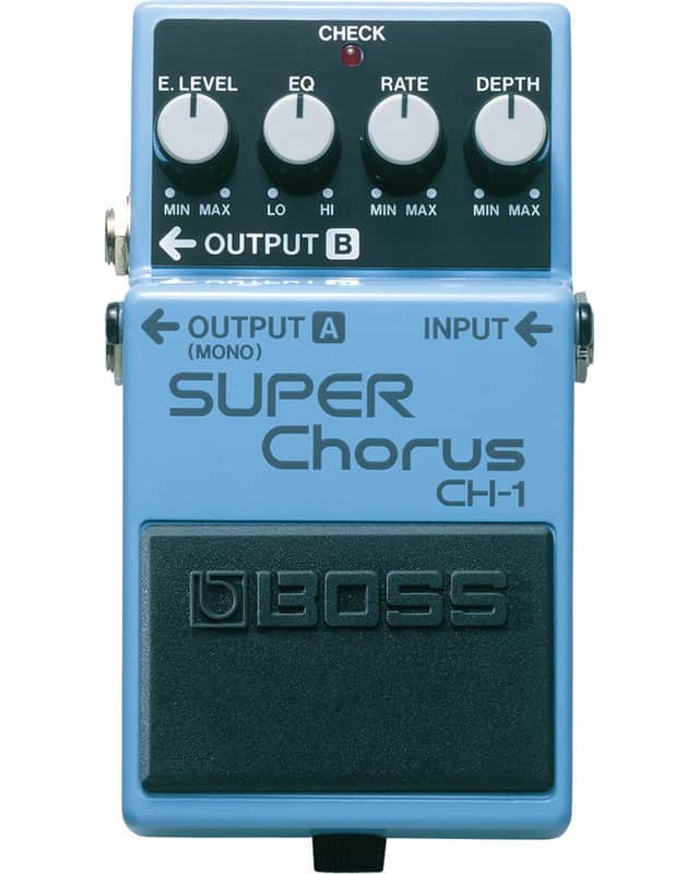 Boss CH-1 Super Chorus (Dark Gray Label) 2001 - Present - Blue image 1