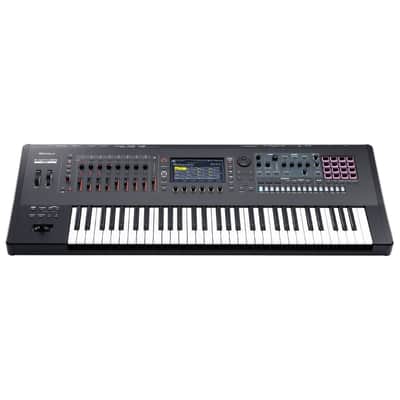 Roland FANTOM-6EX 61-Key Semi-Weighted Synthesizer with 7000 Onboard Sounds, 16 RGB Pads and Stereo Vocoder with 32 Bands image 2