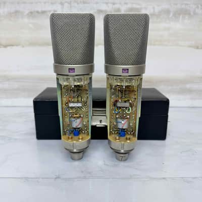 Neumann U87 Condenser Microphone Vintage Pair image 6