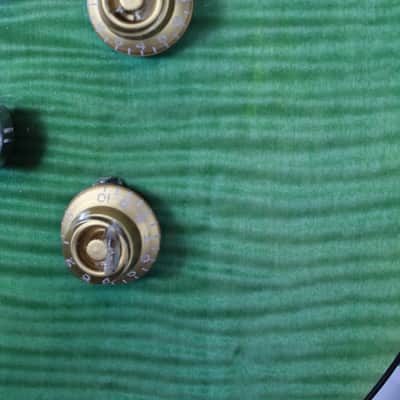 2013 Epiphone Tak Matsumoto DC Custom - (formerly) Aqua Blue image 7