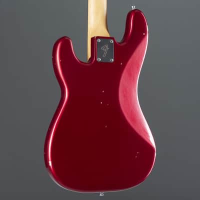Fender AS Nate Mendel P-Bass RW CAR Candy Apple Red - 4-String Electric Bass image 6