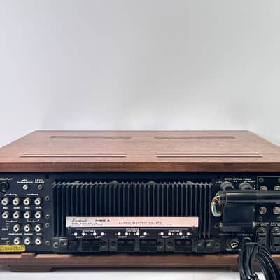 Sansui 5000A AM/FM Tuner Amplifier w/ Wood Cabinet image 8