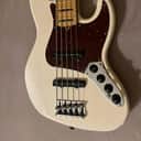 Fender American Deluxe Jazz Bass V Ash with Maple Fretboard 2014 - 2016 - White Blonde