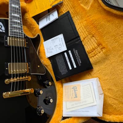 2026 Gibson Custom Shop Les Paul Custom ‘68 Reissue - Ebony Black image 20