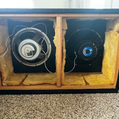 Fender 2x12" Guitar Speaker Cabinet - Bandmaster Black Panel image 4