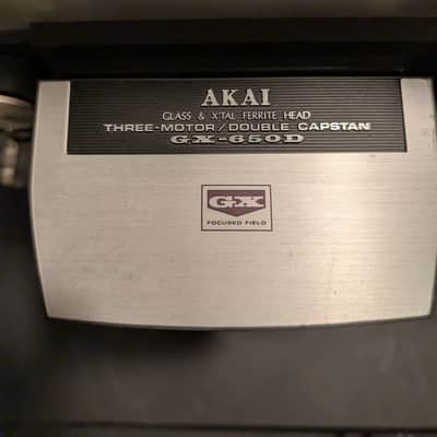 Akai GX-650D 1/4" 4-Channel 2-Track Tape Recorder 1976 - 1979 - Silver image 1