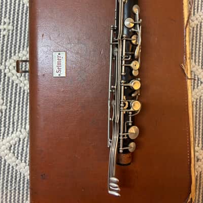 Selmer Vintage Paris Bb Bass Clarinet to Low Eb - Grenadilla Wood image 7