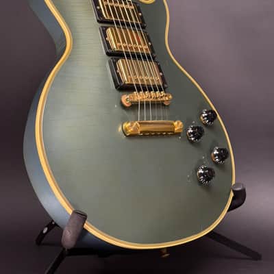 Gibson Custom Les Paul Axcess Custom 3-Pickup Gold Hardware Murphy Lab Ultra Light Aged - Antique Pelham Blue image 6