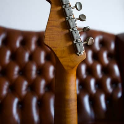Constantin Guitars Sweetcaster Classic #0008 - Olympic White Aged 3.5kilos !!!VIDEO!!! image 6