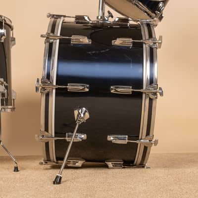 1970s Tama Imperialstar Mars 5LX Midnight Blue Drum Set image 8