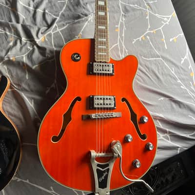 Epiphone Emperor Swingster with Rosewood Fretboard 2014 - 2019 - Sunrise Orange image 1
