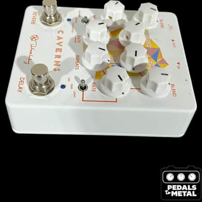 Keeley Caverns Reverb / Delay V2 2017 - Present - White - X17754 image 5
