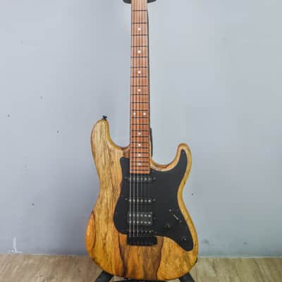 2015 Schecter USA Custom Shop Dream Machine II Natural Satin Black Limba HSS #15-02005 image 2