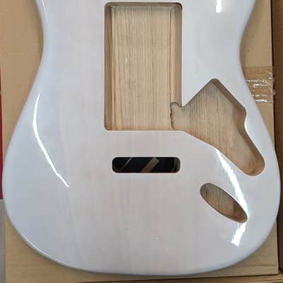 Open Box XGP Mary Kaye White American Ash Replacement Stratocaster Body image 1