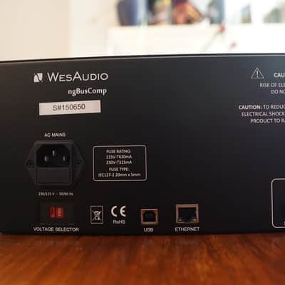 WesAudio ngBusComp Stereo Bus Compressor with Digital Recall - with MOGAMI XLR CABLES image 8