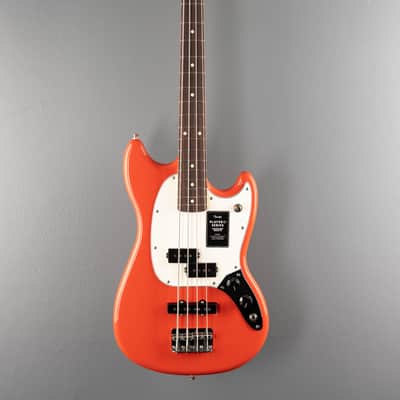 Fender Player II Mustang Bass PJ - Coral Red w/Rosewood image 3