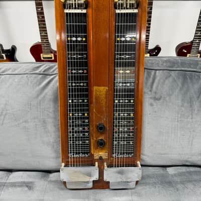 1950's Epiphone Electar Dual 8-String Lap Steel Works Great! Strong Pickups (Lap-17) image 2