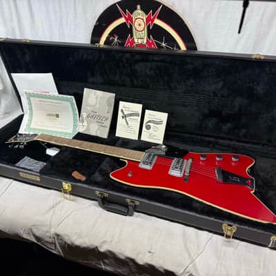Gretsch G6199 Billy-Bo Jupiter Thunderbird Guitar with COA + Case - MIJ Made In Japan - Red image 1
