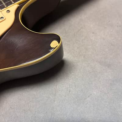 1975 Aria Mach 1 Les Paul Style Guitar Sunburst w/OHSC RARE SET NECK MODEL image 2