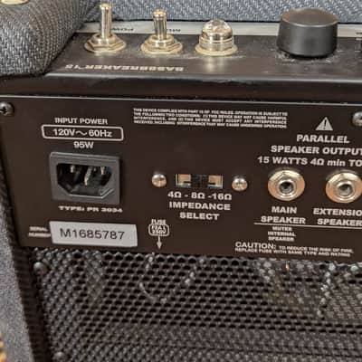 Fender Bassbreaker 15 15-Watt 1x12" Guitar Combo 2016 - Present - Gray Tweed image 6